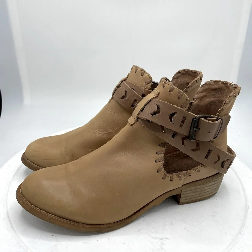 Musse & Cloud Shoes | Anthropologie Musse & Cloud Aina Leather Belt Booties
